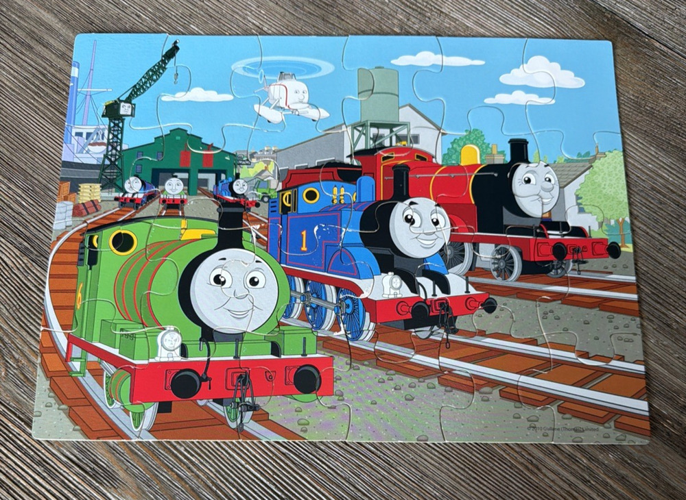 Thomas The Tank Engine fair 60 piece Puzzle Box 14 1/4 X 10 1/3 in ravensburger